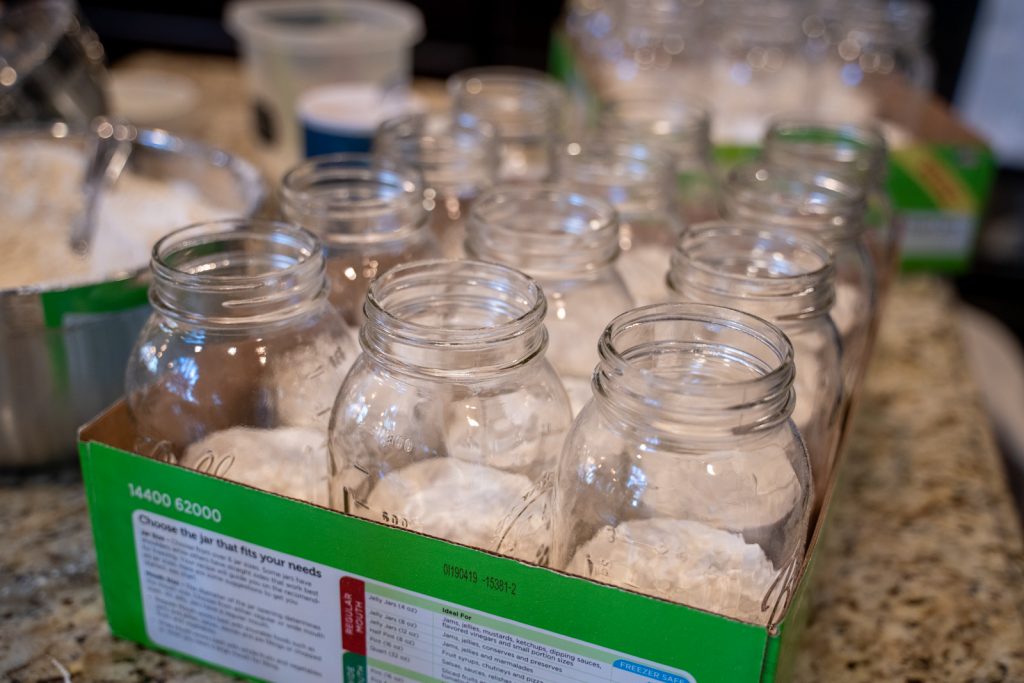 Holiday Cookie Gift Mason Jar - M&M Cookies