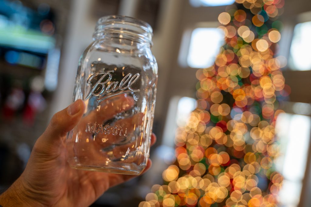 Holiday Cookie Gift Mason Jar - M&M Cookies